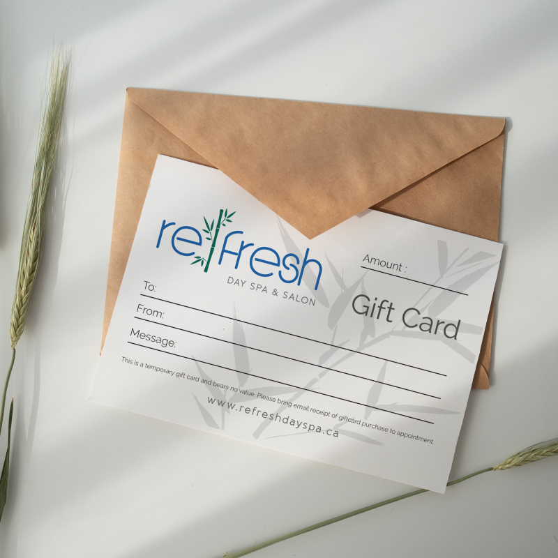 Gift Card Refresh Day Spa   Refresh GiftCard 800x800 